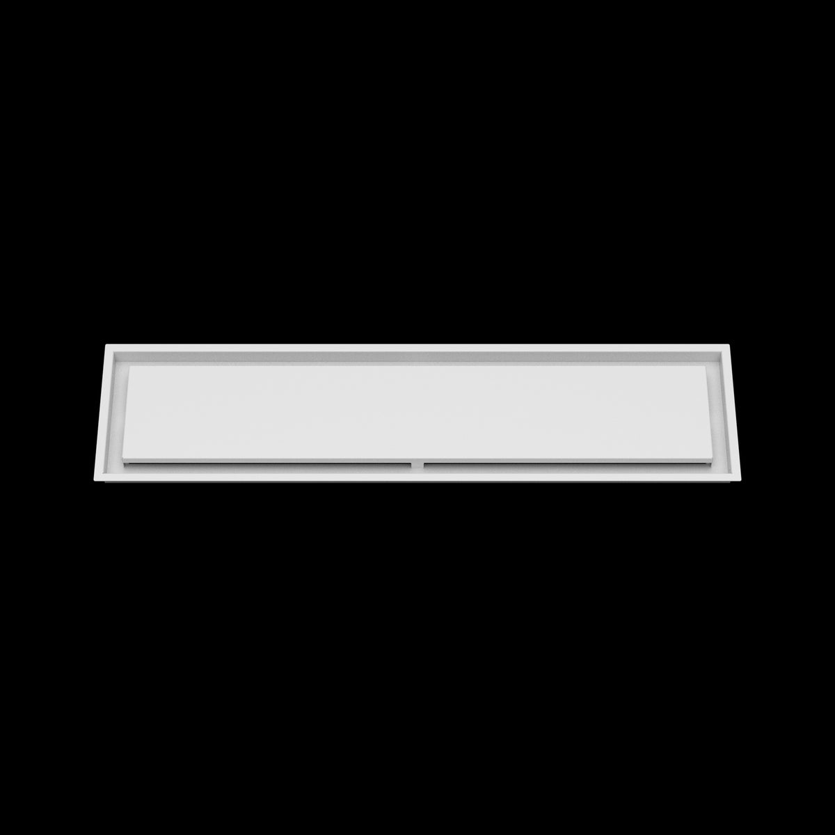 9x38 ceiling vent cover, front view
