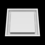 11x11 ceiling vent cover, front view