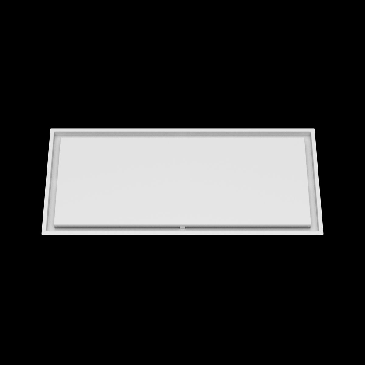 17x38 ceiling vent cover, front view