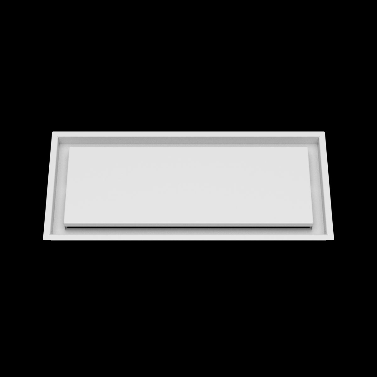 10x23 ceiling vent cover, front view