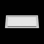 10x23 ceiling vent cover, front view