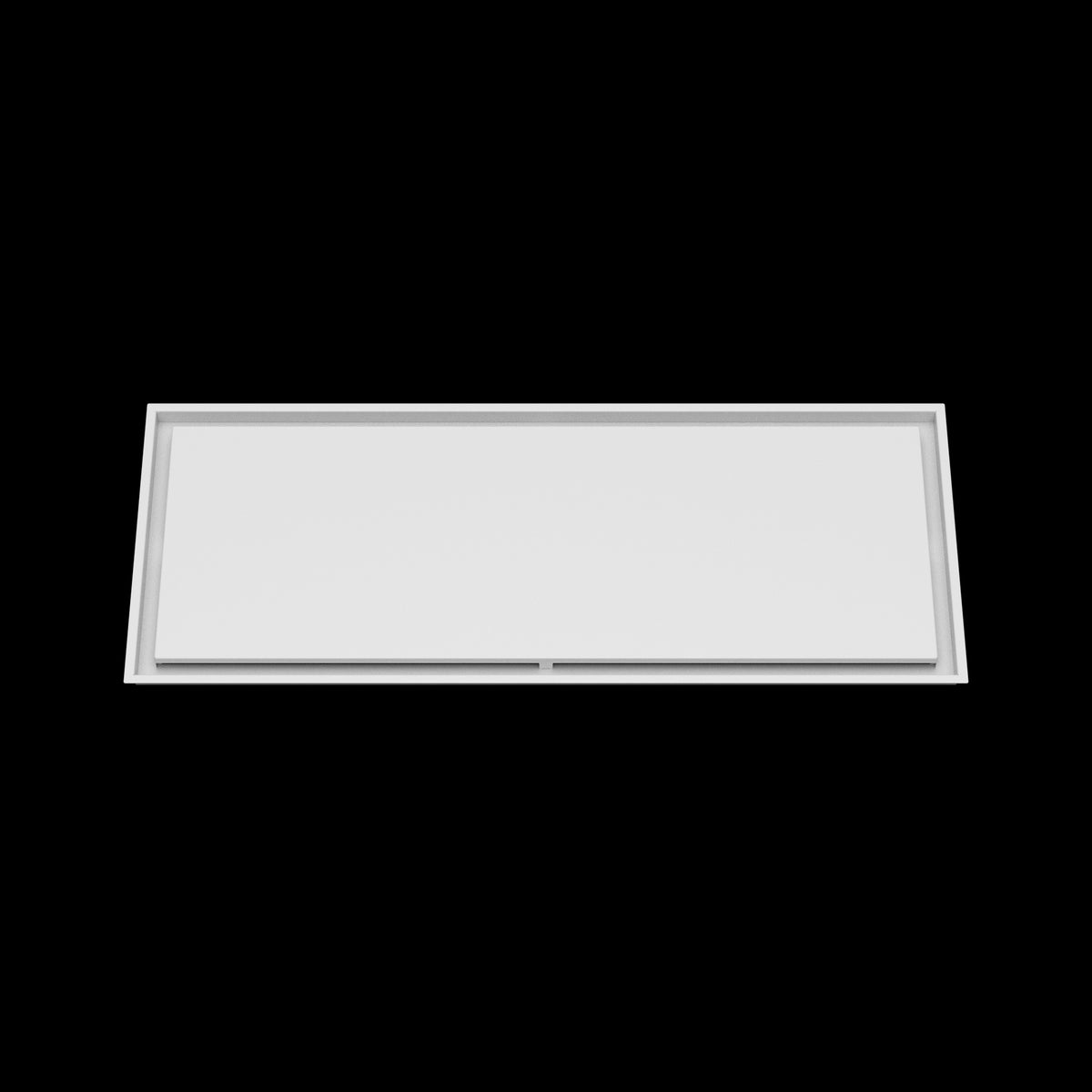 18x46 ceiling vent cover, front view