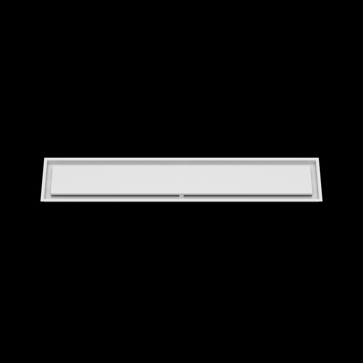 8x47 ceiling vent cover, front view