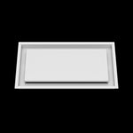 9x17 ceiling vent cover, front view