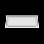 8x19 ceiling vent cover, front view