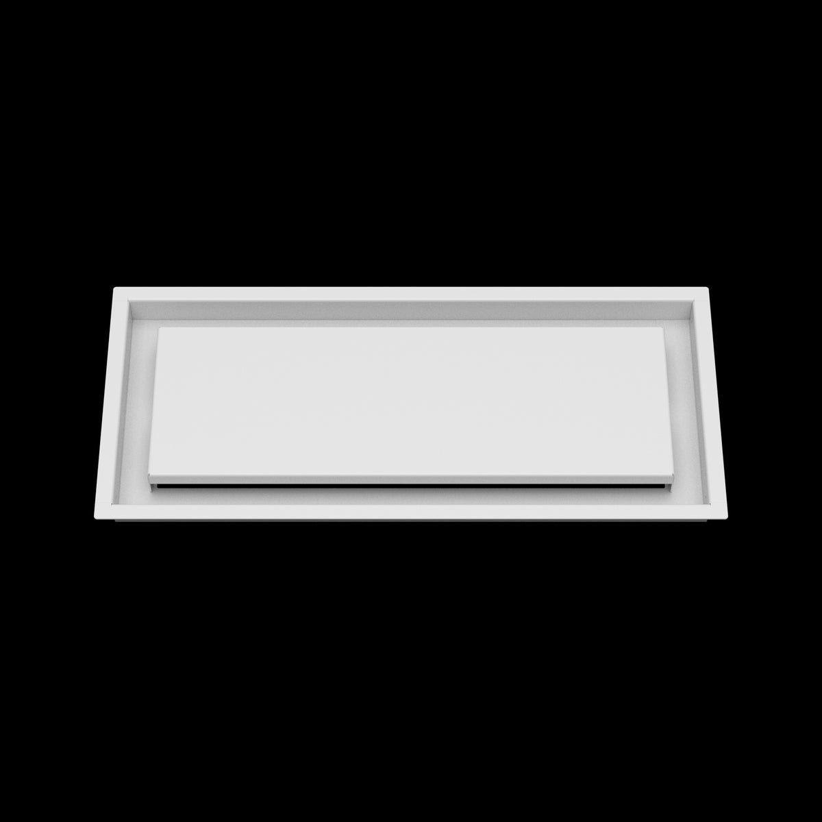 8x19 ceiling vent cover, front view