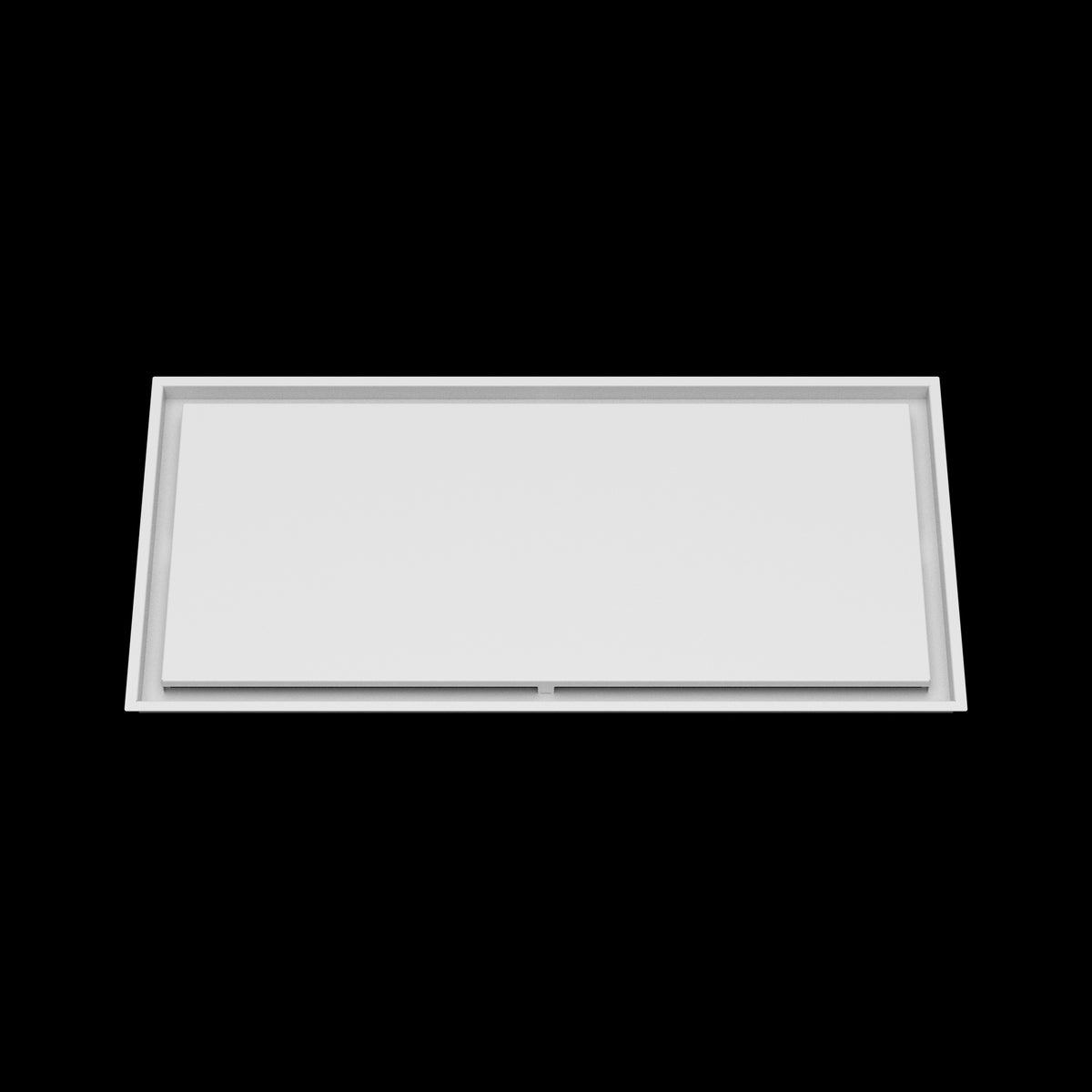 18x38 ceiling vent cover, front view