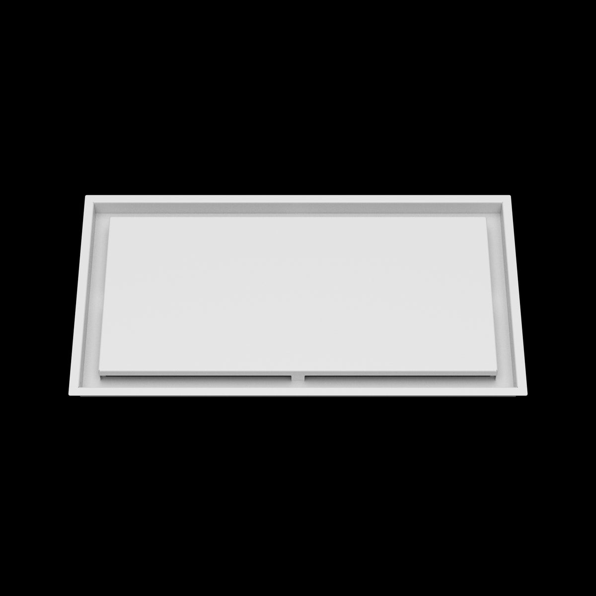 13x25 ceiling vent cover, front view