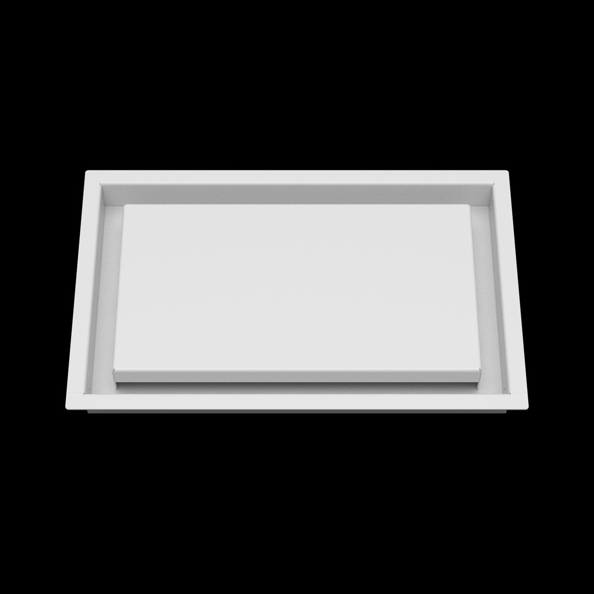 8x13 wall vent cover, front view