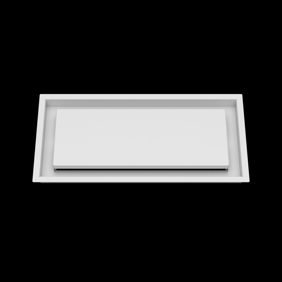 8x17 ceiling vent cover, front view