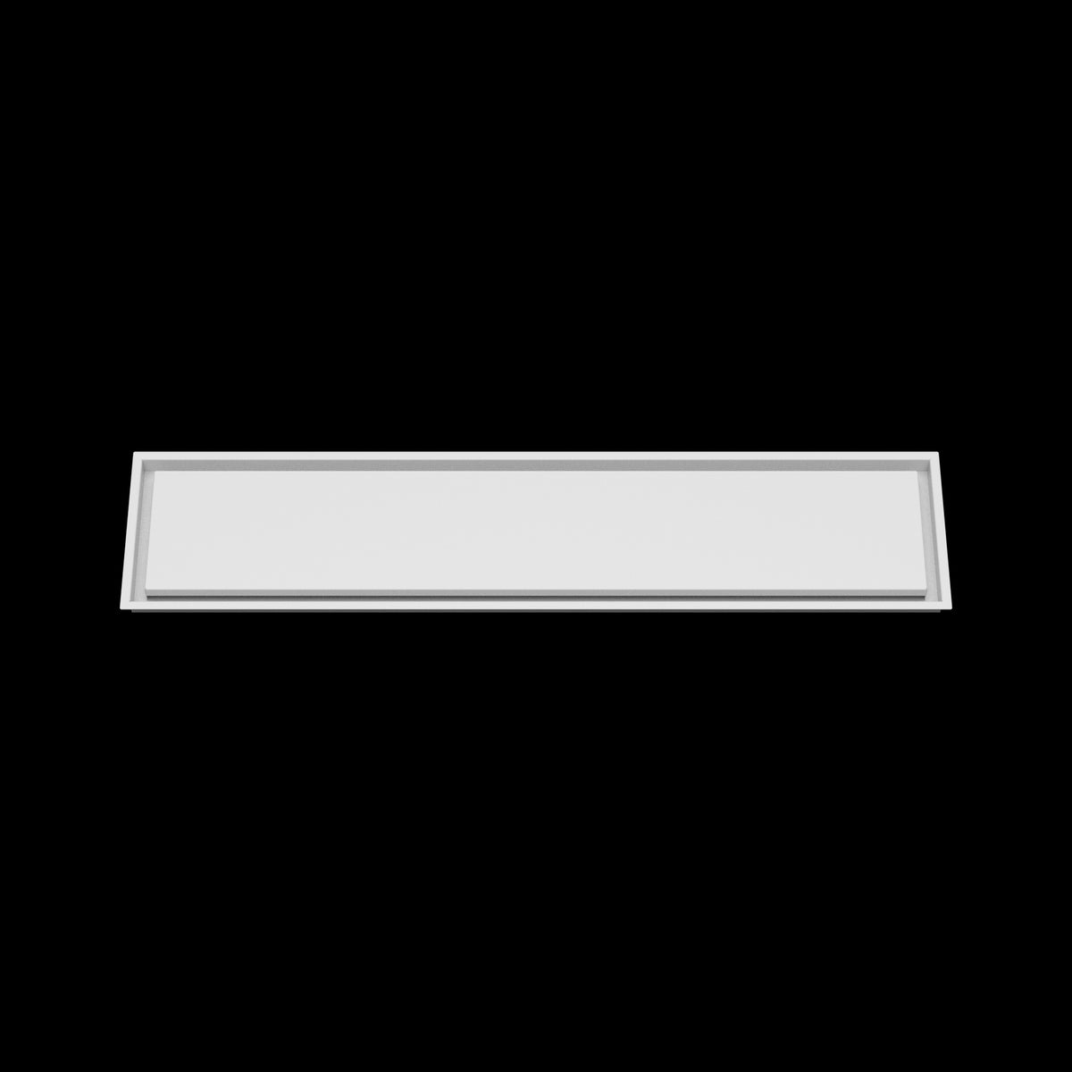 10x47 wall vent cover, front view