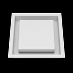 7x7 wall vent cover, front view