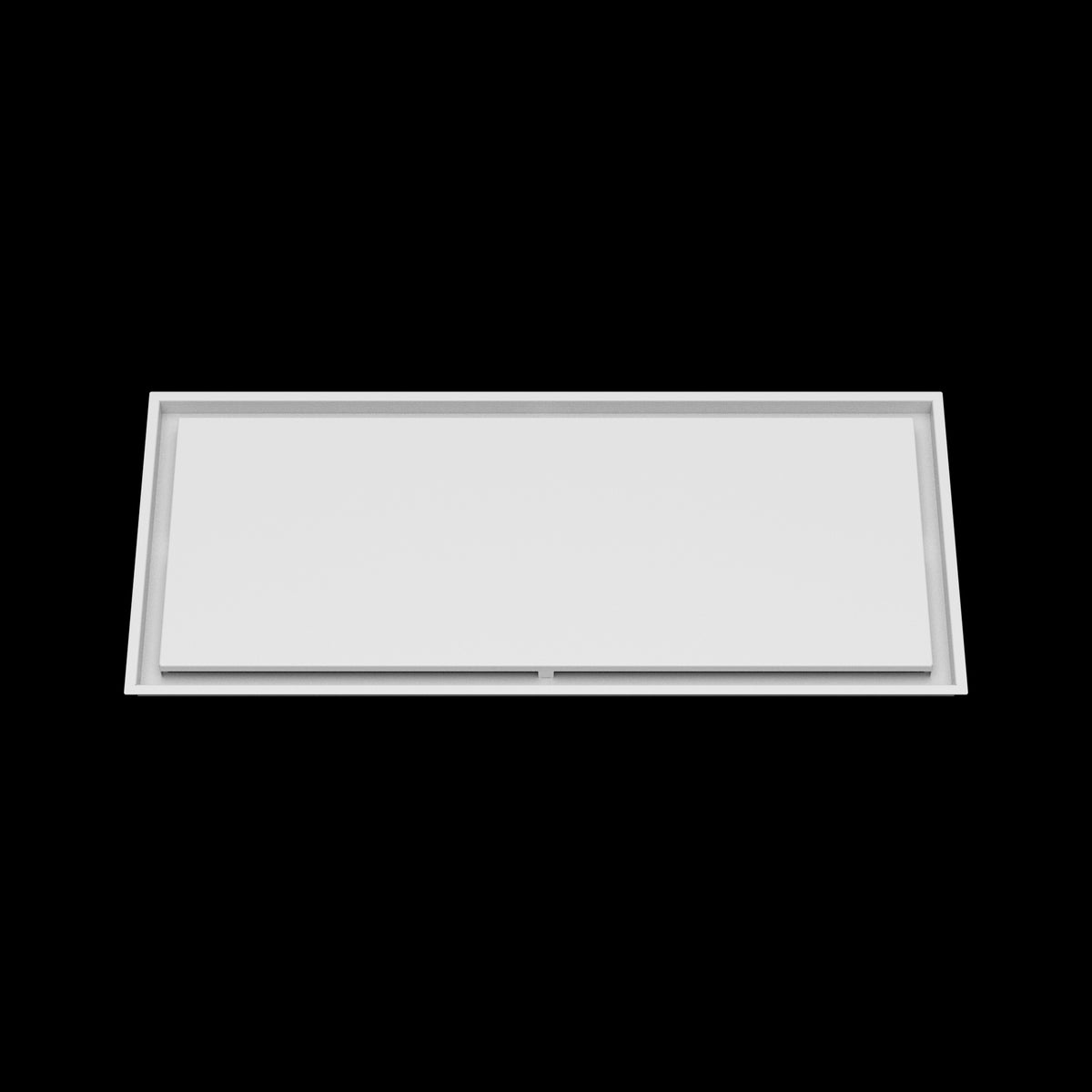17x40 ceiling vent cover, front view