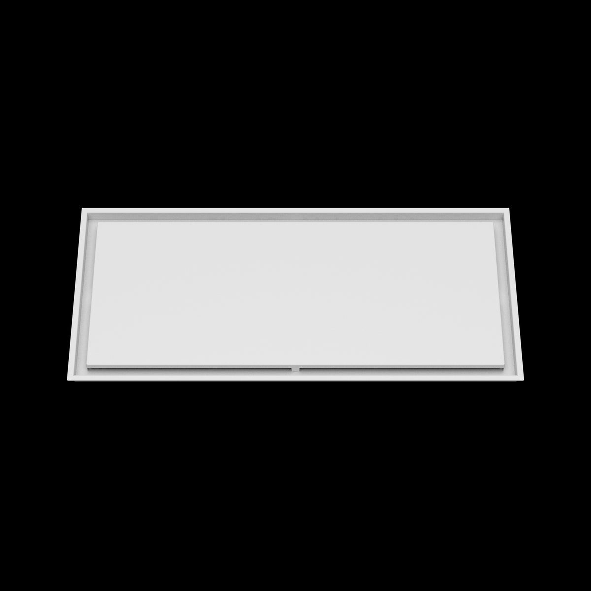 18x40 ceiling vent cover, front view