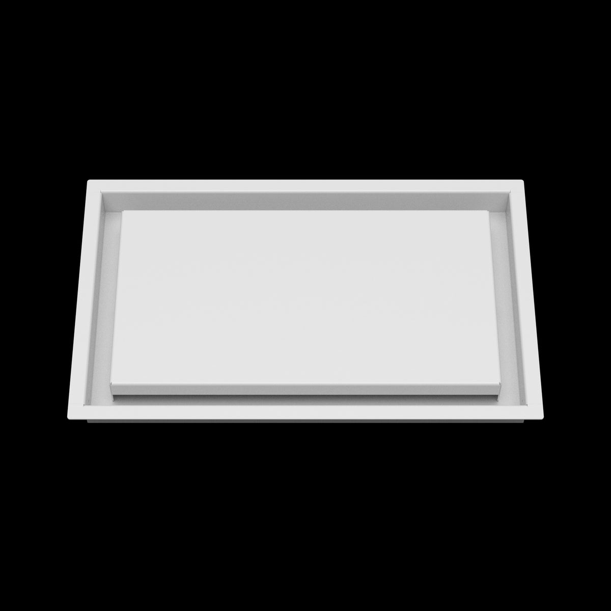 9x15 wall vent cover, front view