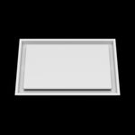 13x20 ceiling vent cover, front view
