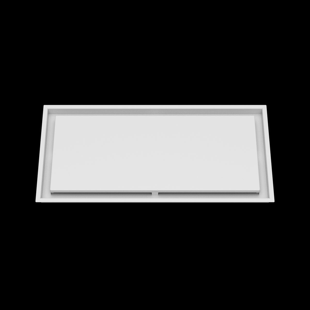 13x27 ceiling vent cover, front view