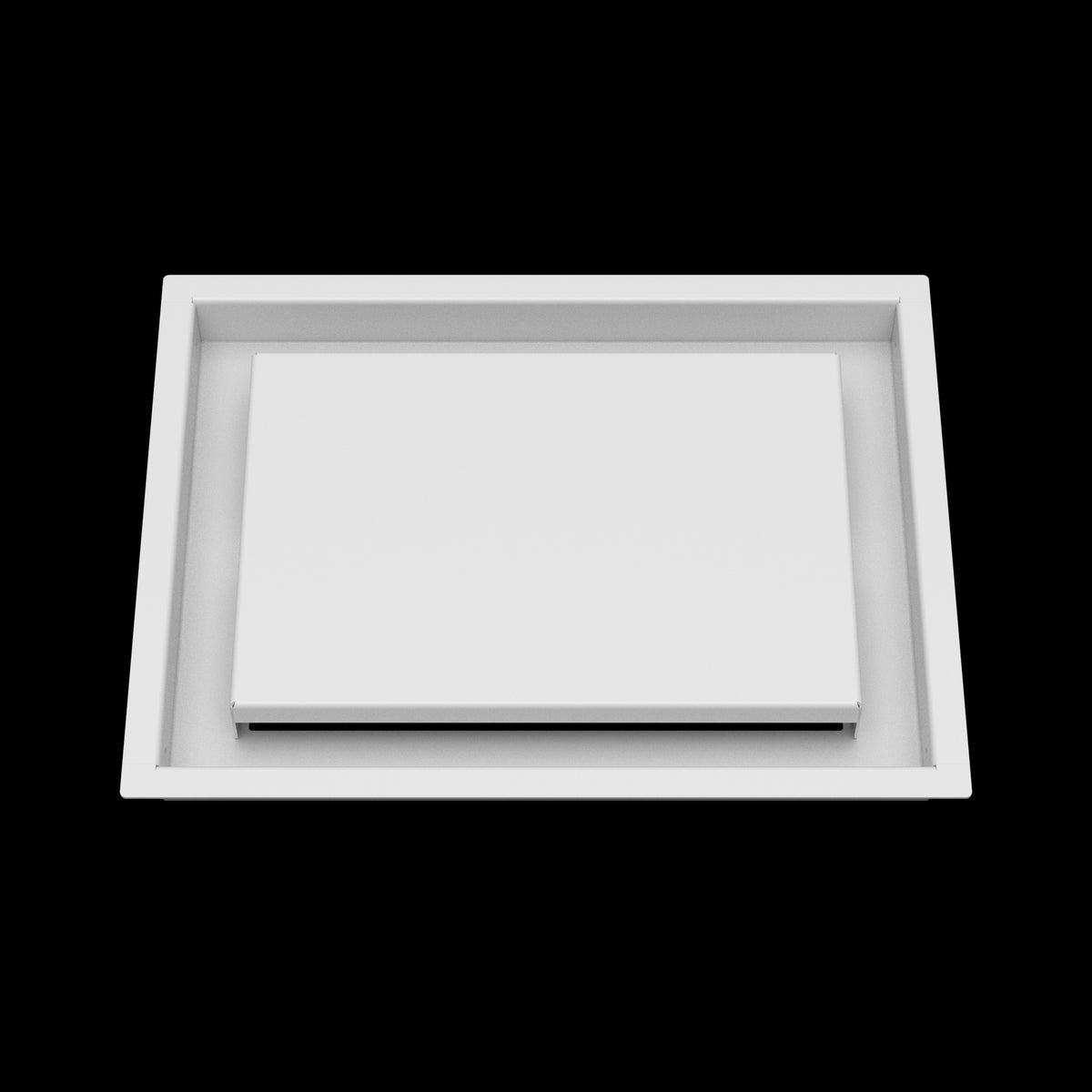 9x12 ceiling vent cover, front view