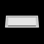 8x20 ceiling vent cover, front view