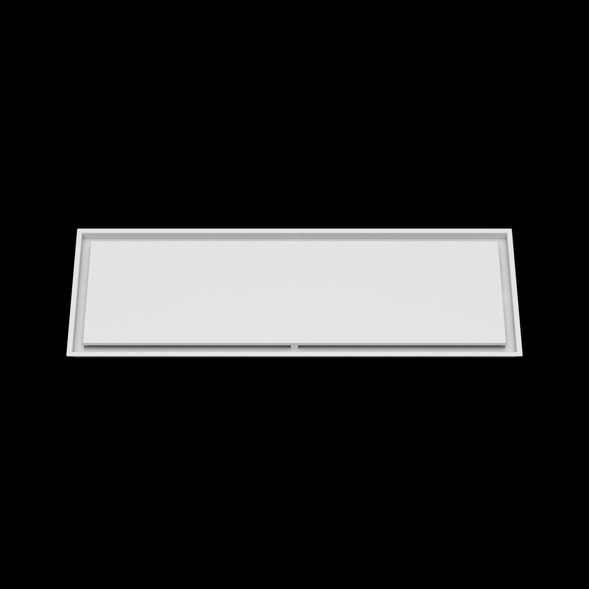 15x46 ceiling vent cover, front view