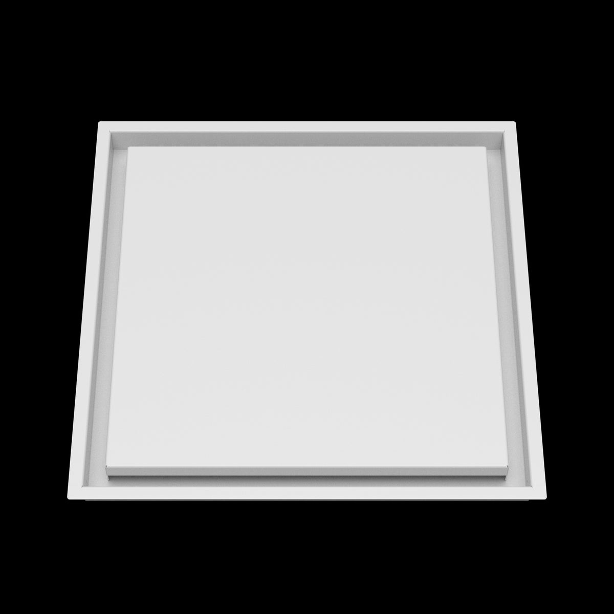 17x17 wall vent cover, front view