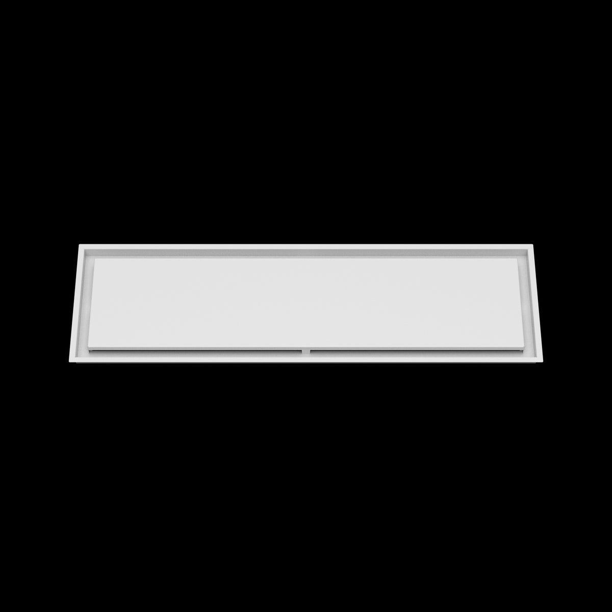 12x42 ceiling vent cover, front view
