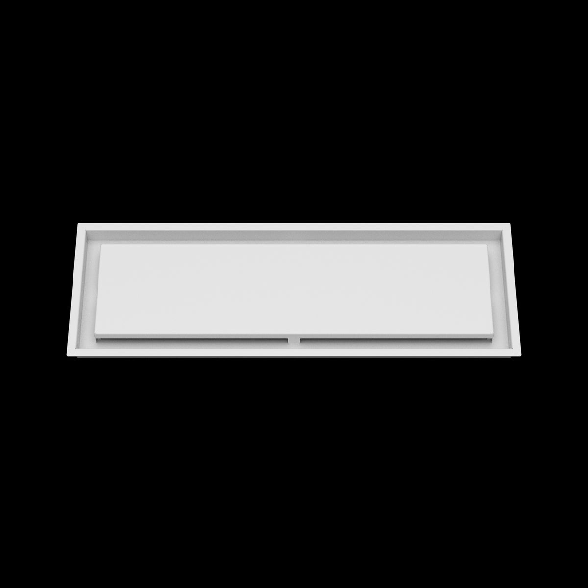 9x27 ceiling vent cover, front view