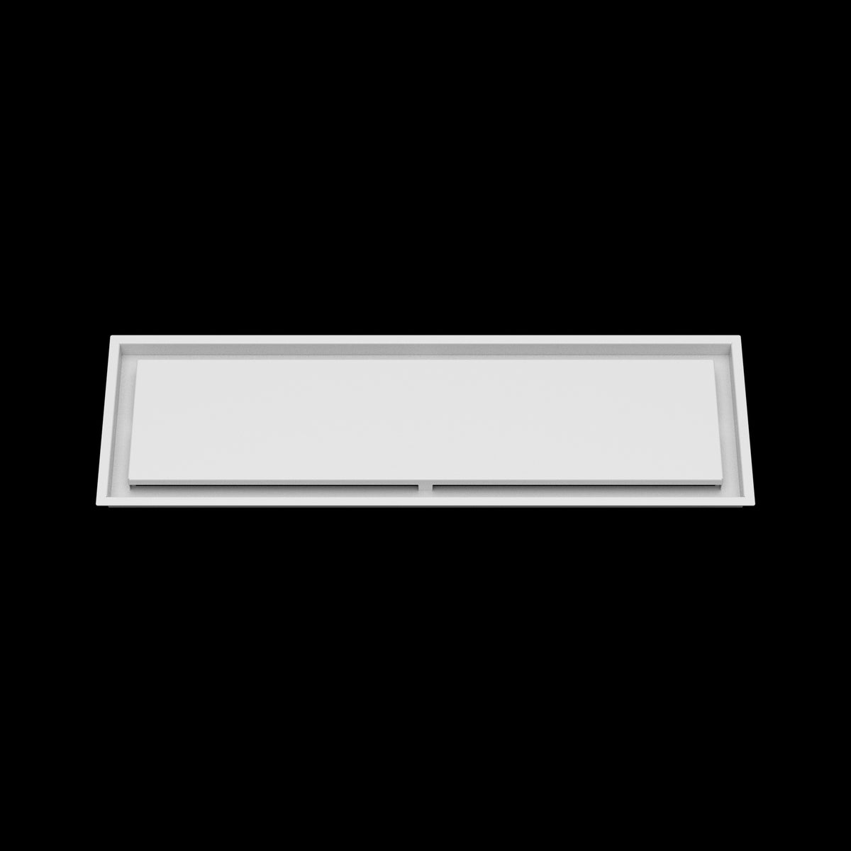 10x34 ceiling vent cover, front view