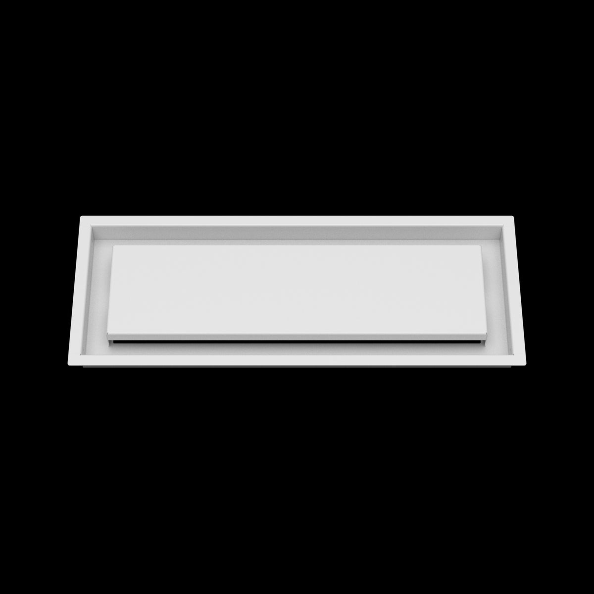 7x19 ceiling vent cover, front view