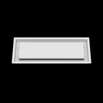 7x19 ceiling vent cover, front view