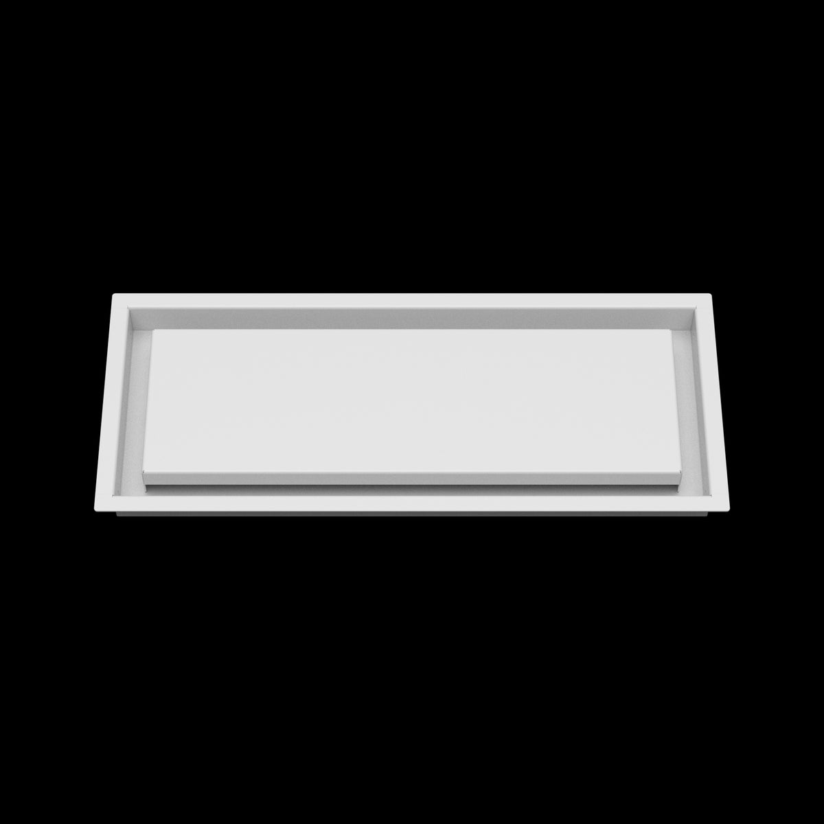 7x18 wall vent cover, front view