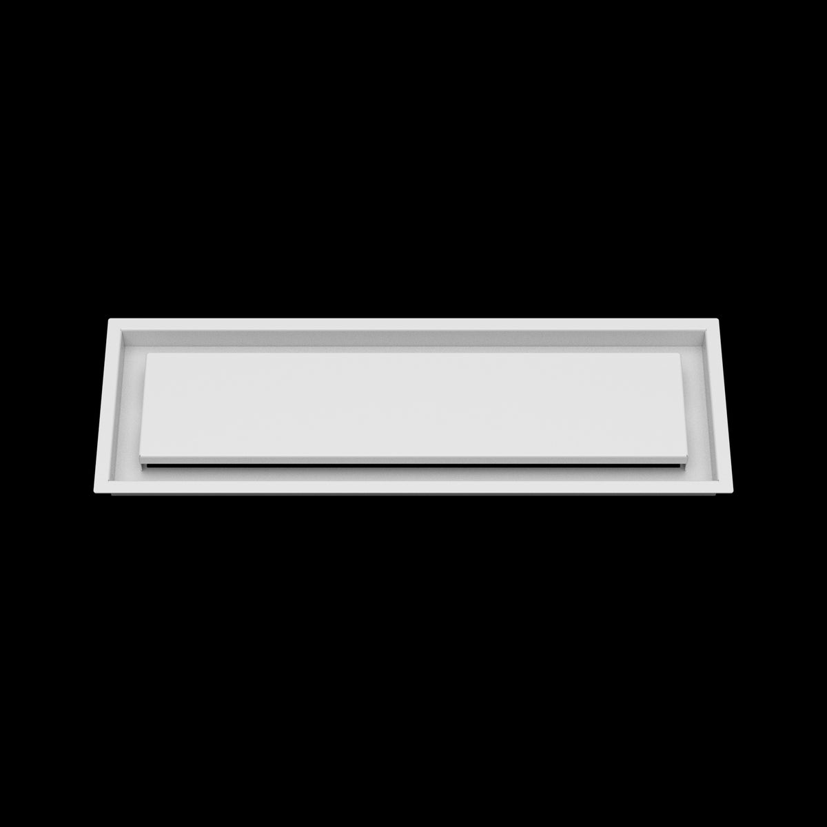 7x23 ceiling vent cover, front view