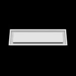 7x23 ceiling vent cover, front view