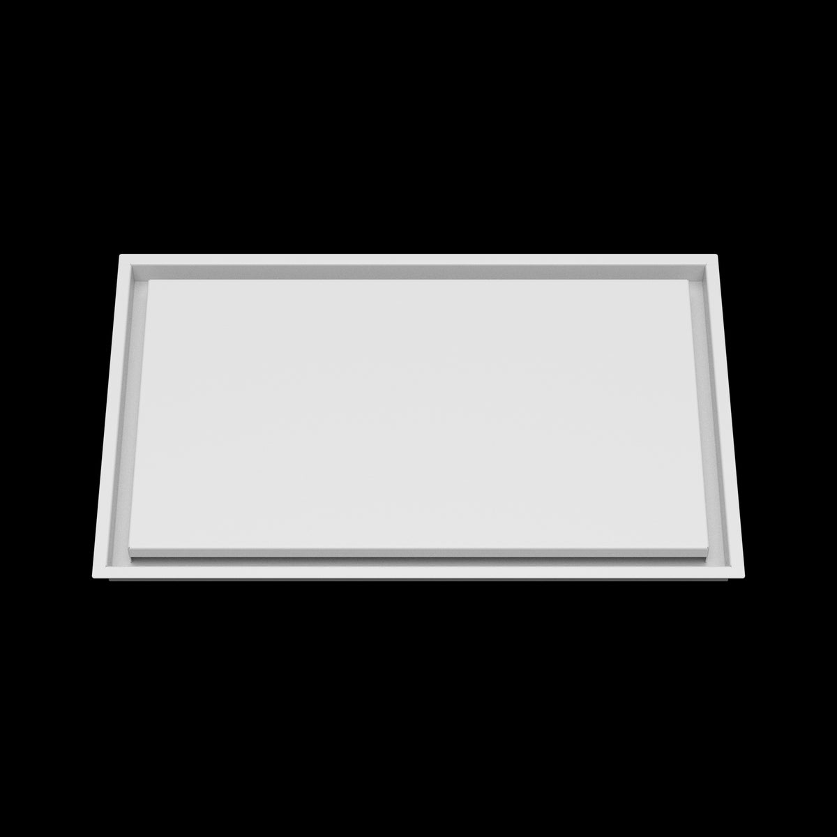 15x25 wall vent cover, front view
