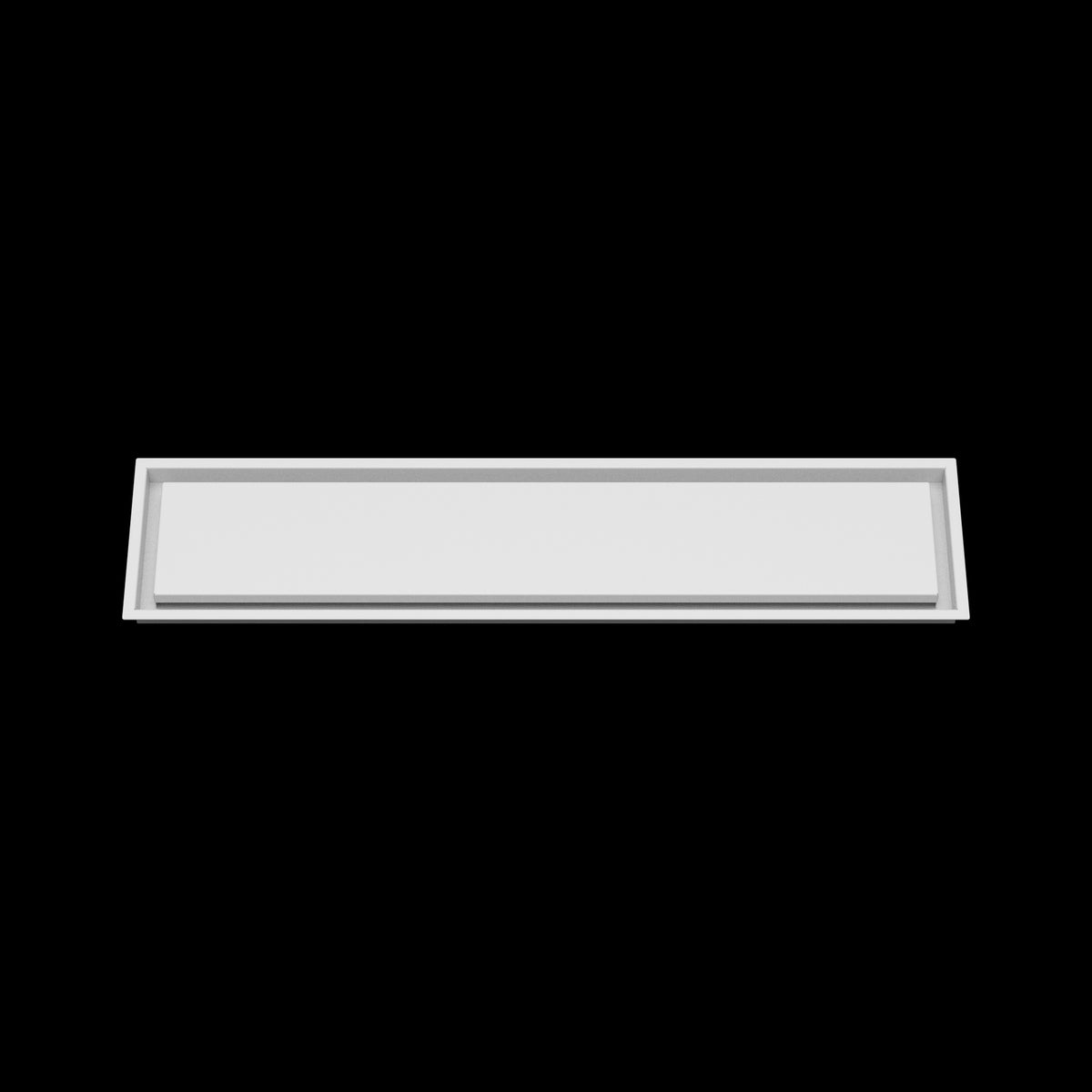 8x38 wall vent cover, front view