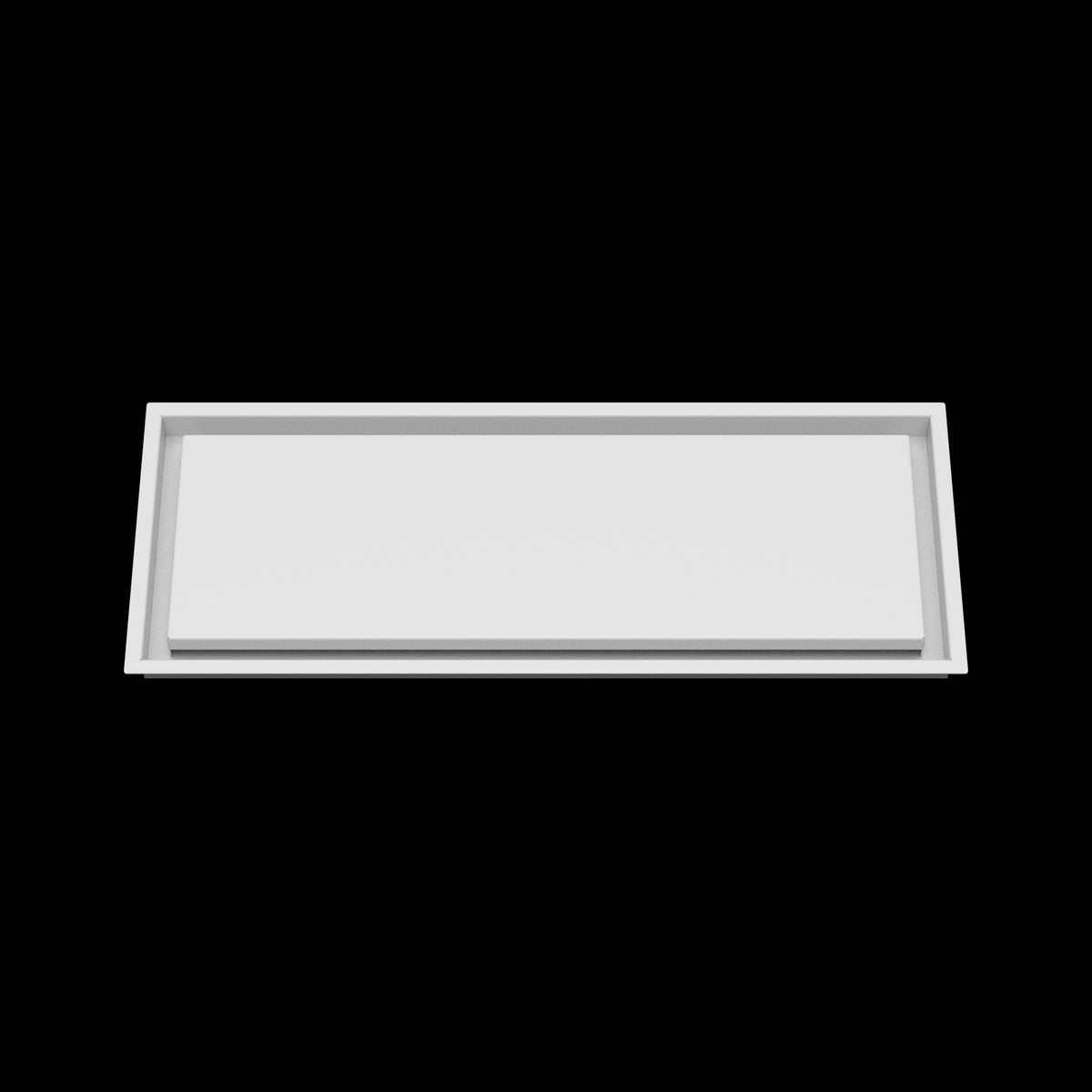 10x27 wall vent cover, front view