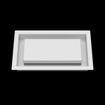 5x9 wall vent cover, front view