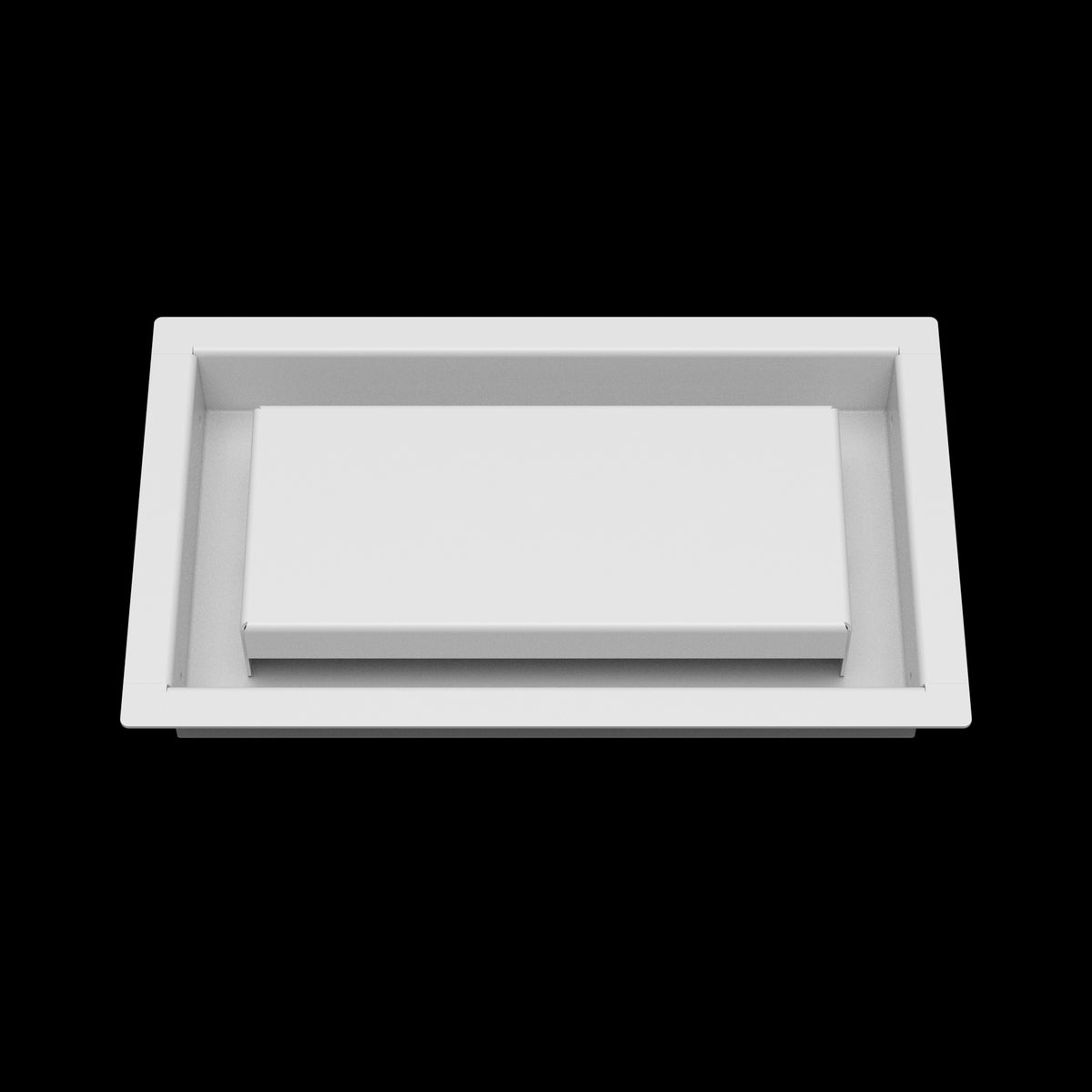 5x9 wall vent cover, front view
