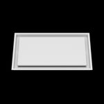 12x22 ceiling vent cover, front view