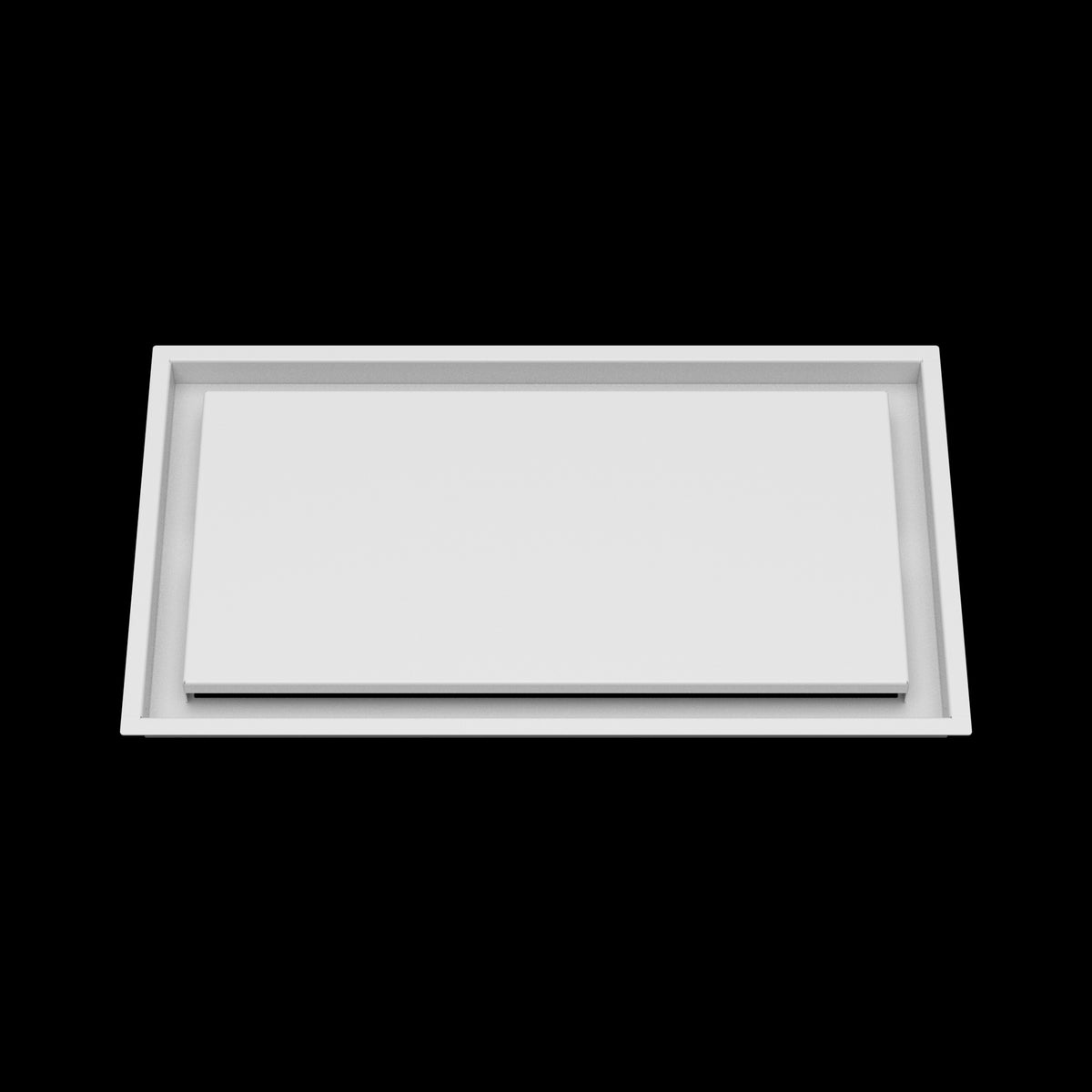 12x22 ceiling vent cover, front view