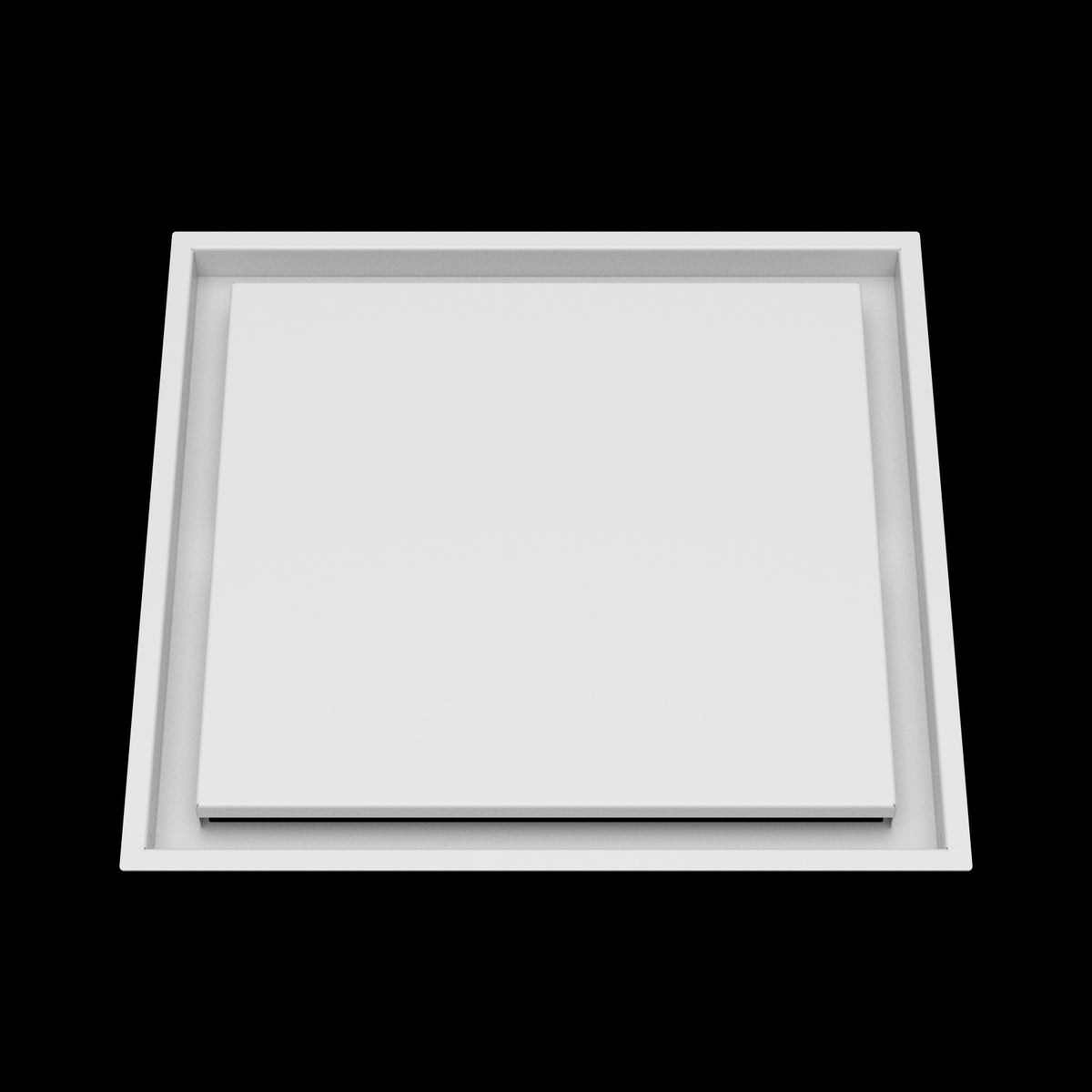 17x18 ceiling vent cover, front view