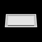9x19 ceiling vent cover, front view
