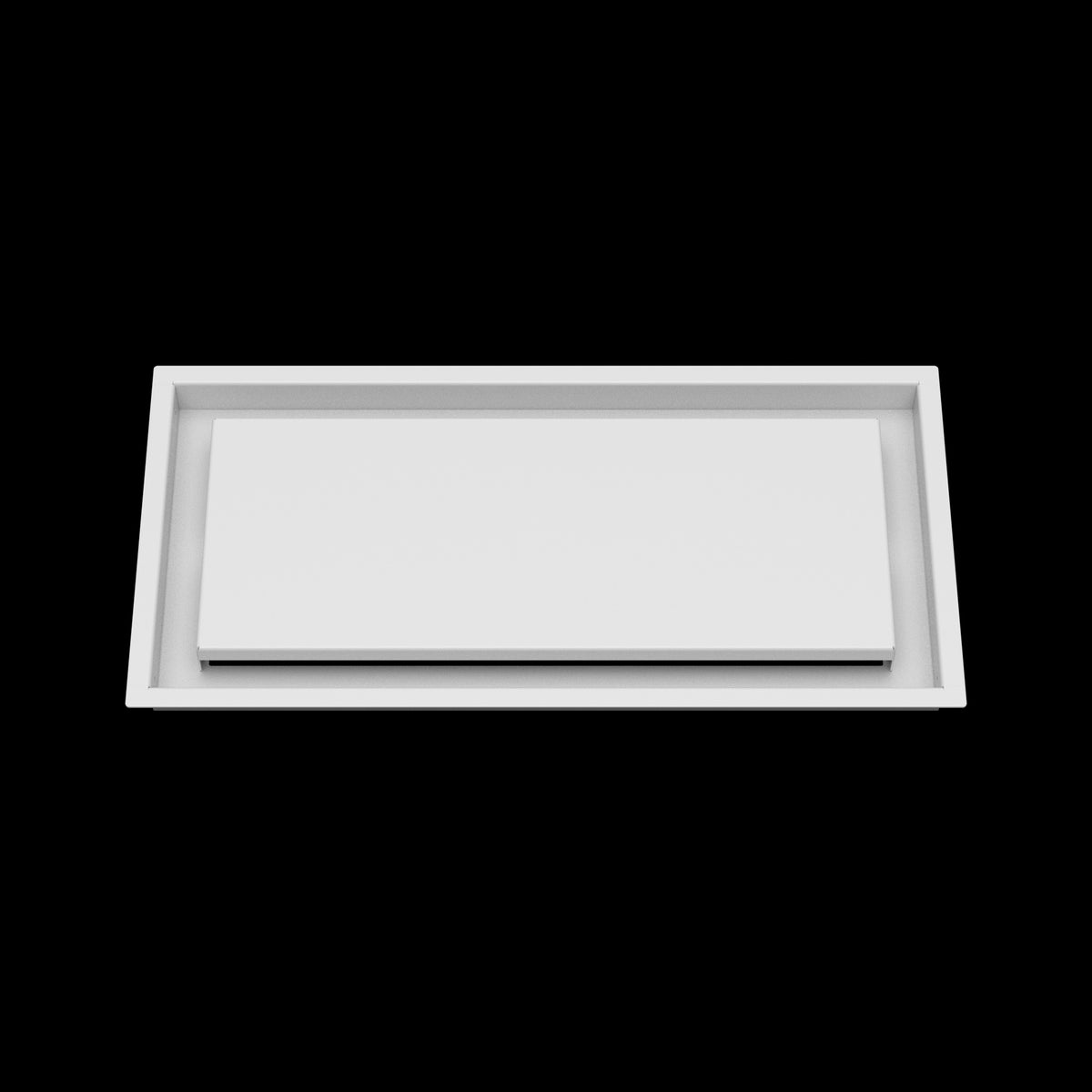 9x19 ceiling vent cover, front view