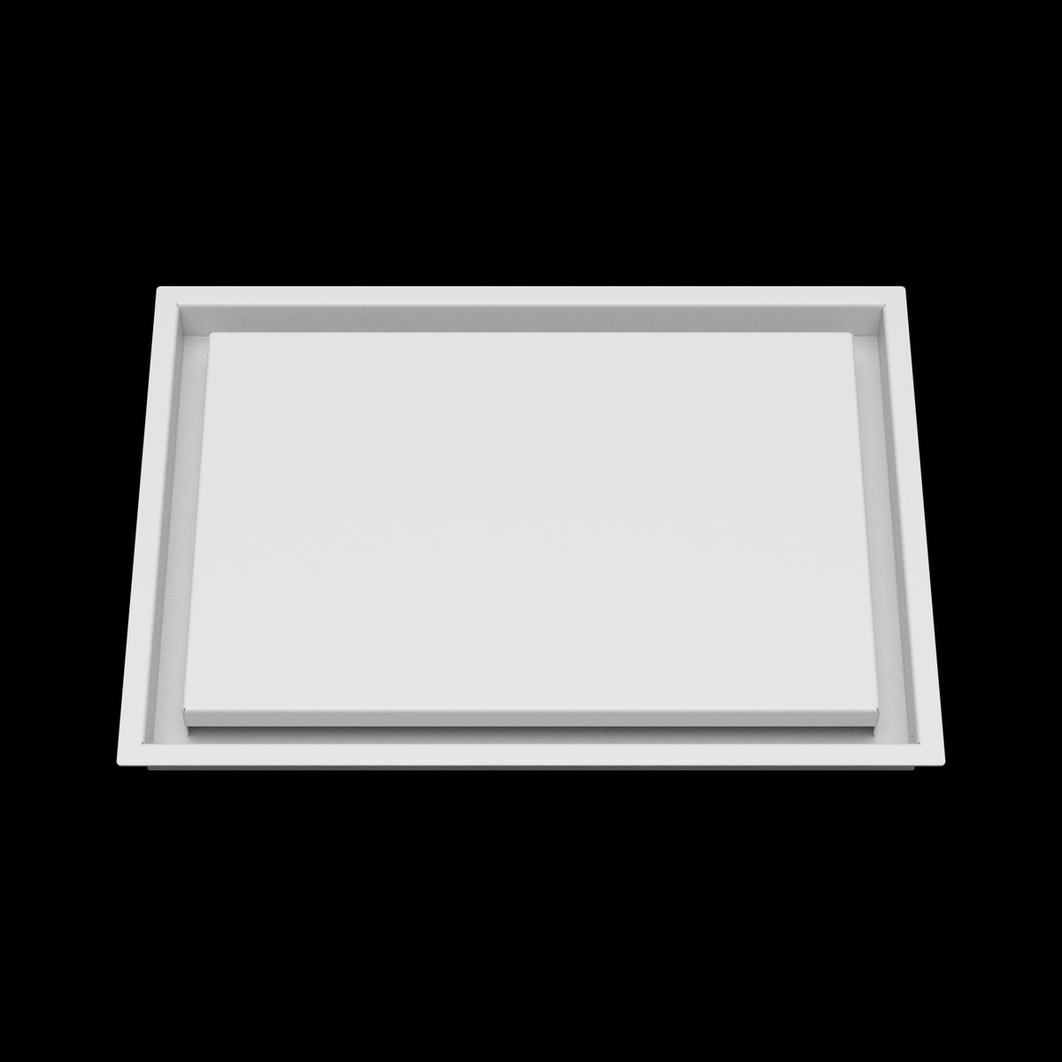 12x17 wall vent cover, front view