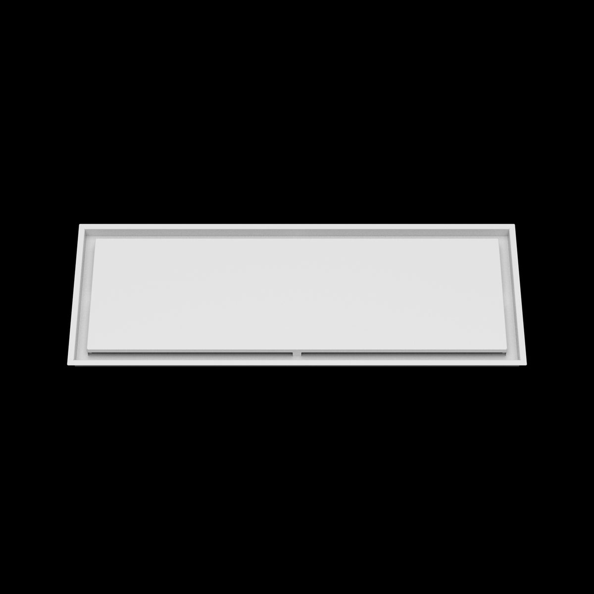 14x39 ceiling vent cover, front view