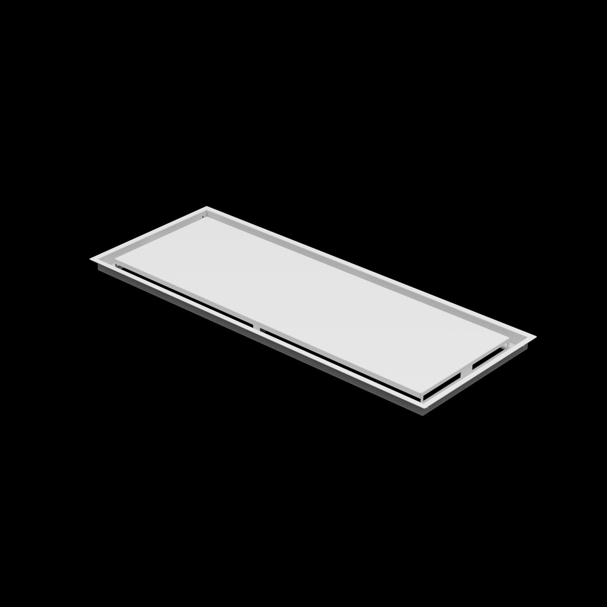 14x37 ceiling vent cover, three-quarter view