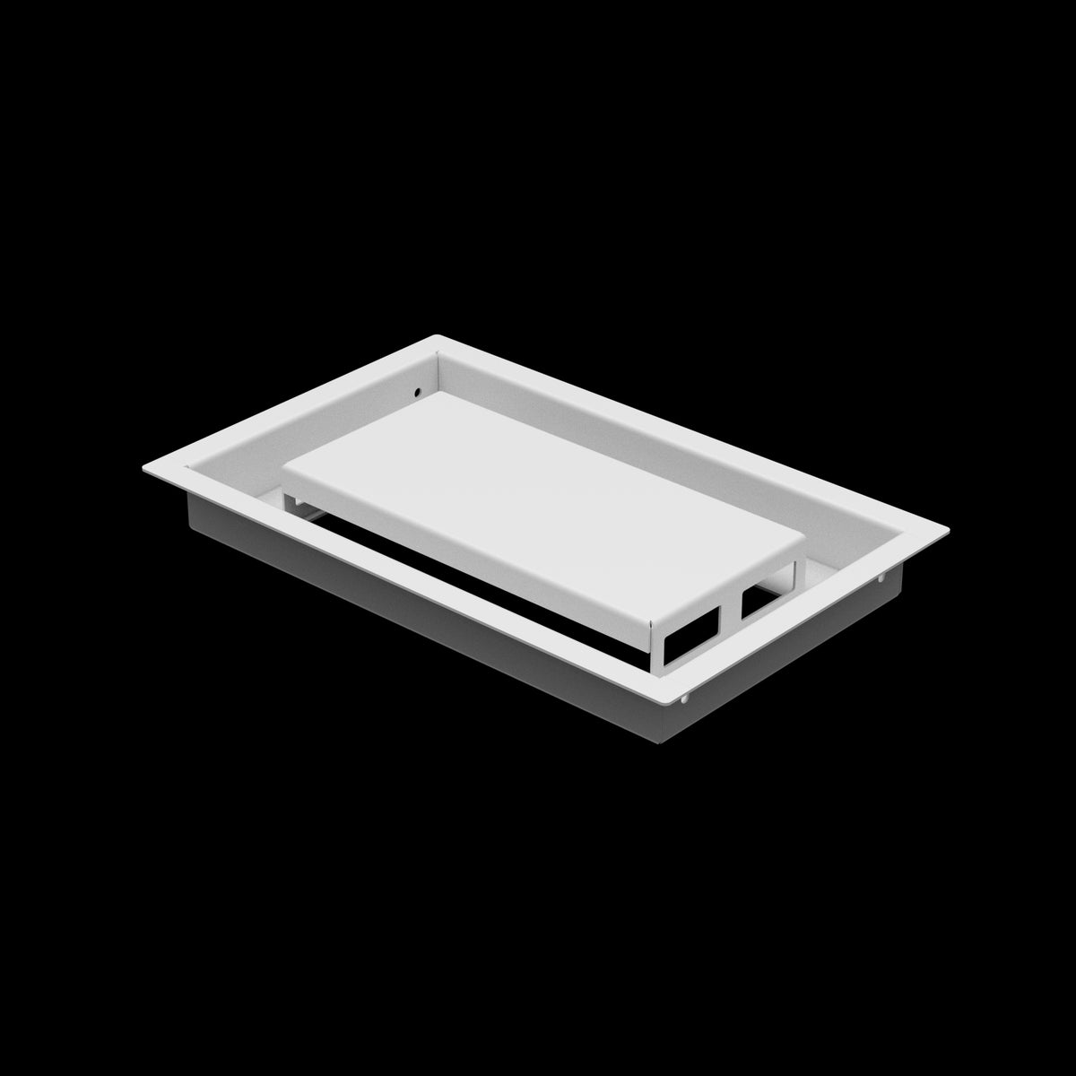 6x10 ceiling vent cover, three-quarter view