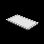 11x20 wall vent cover, three-quarter view