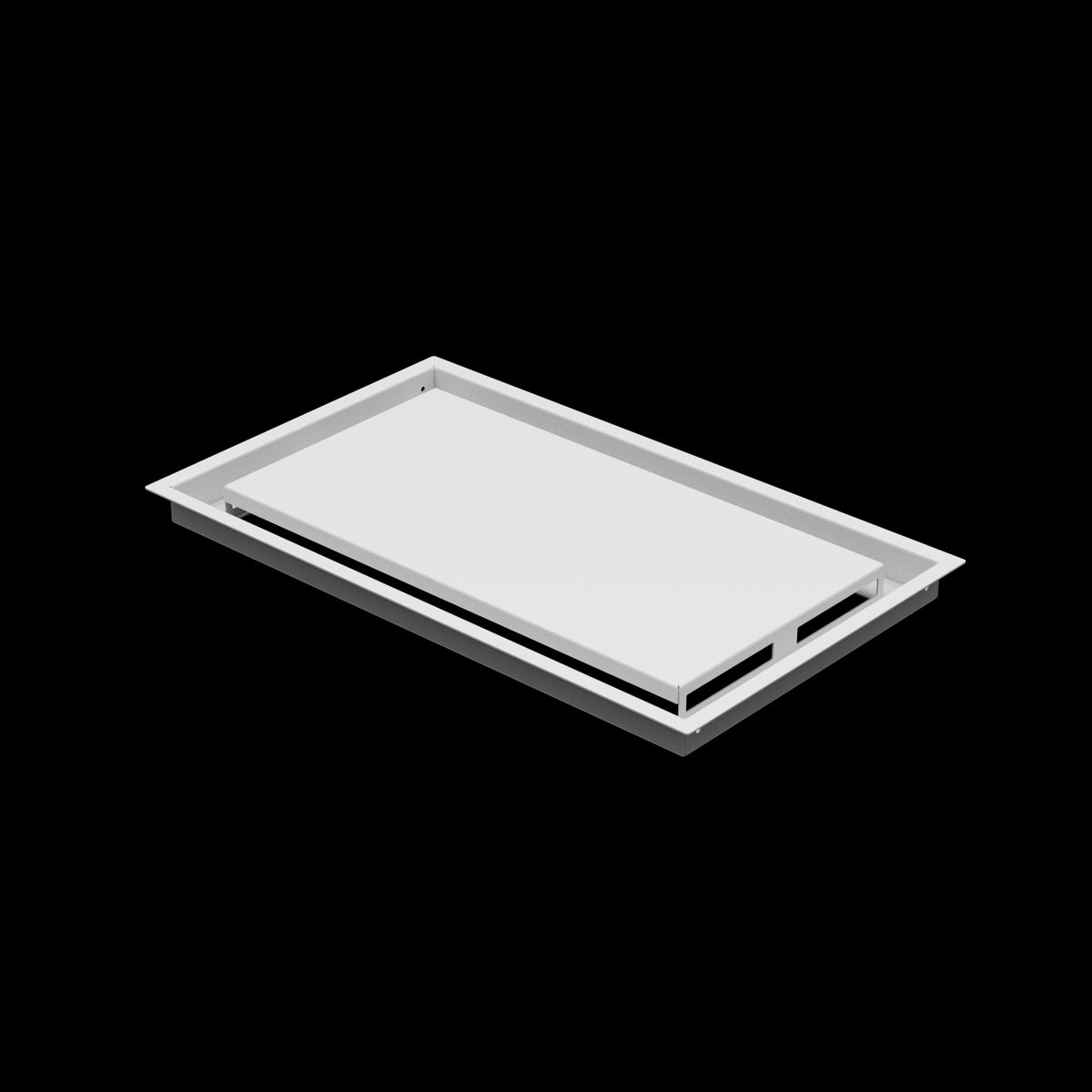 11x19 ceiling vent cover, three-quarter view