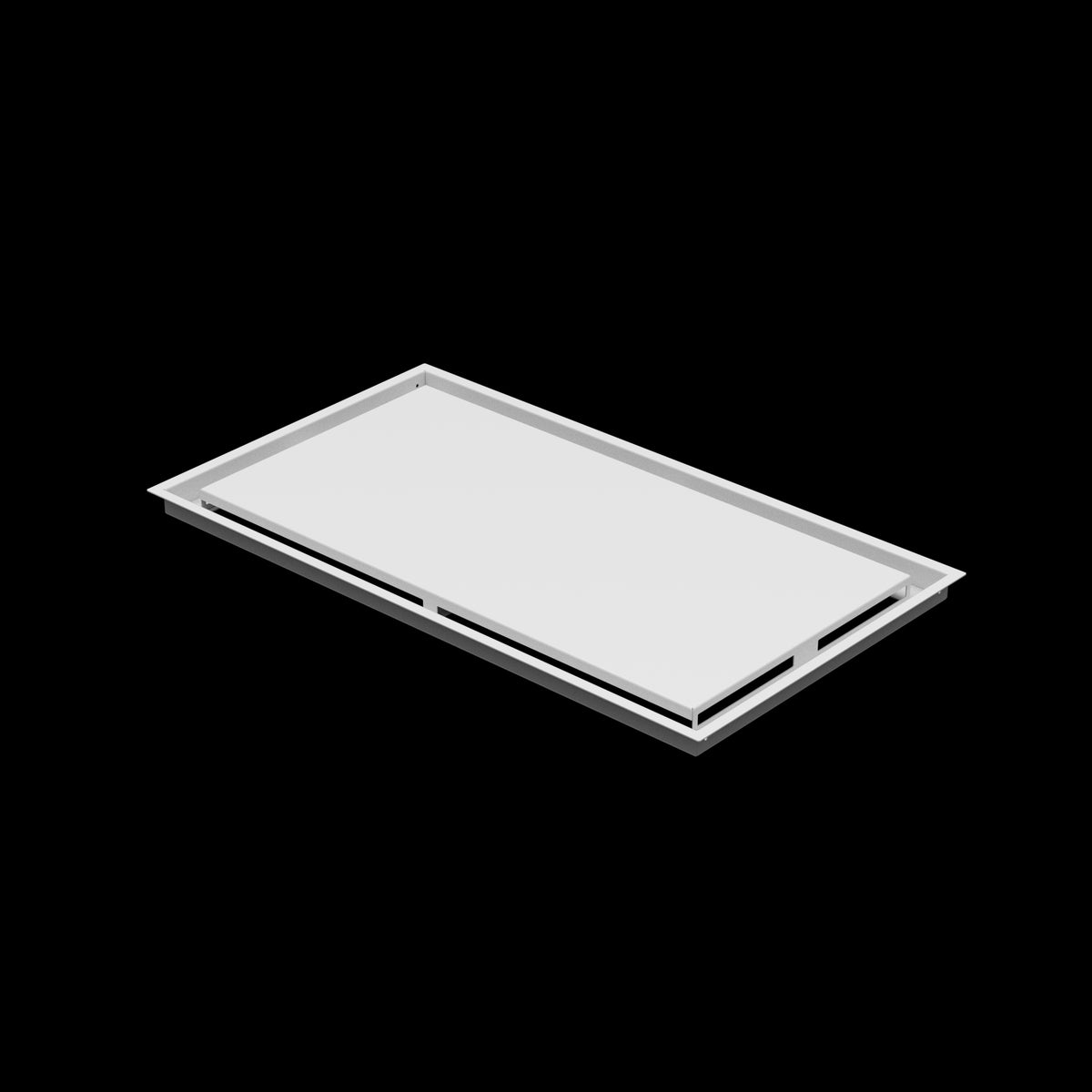 16x29 ceiling vent cover, three-quarter view